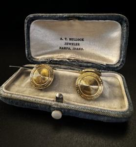 Gemelli   in  oro  giallo  primi  anni  del   900'  
